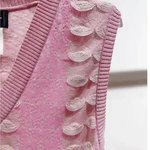 Chanel Dresses | Chanel Pink Textured Knit Dress | Color: Pink | Size: 38 | Jsdocit's Closet